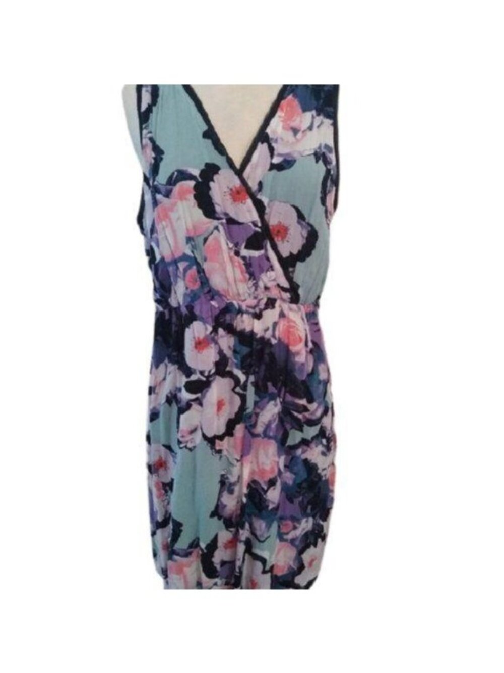 Simply Vera Wang Multicolor Floral Dress, size Large